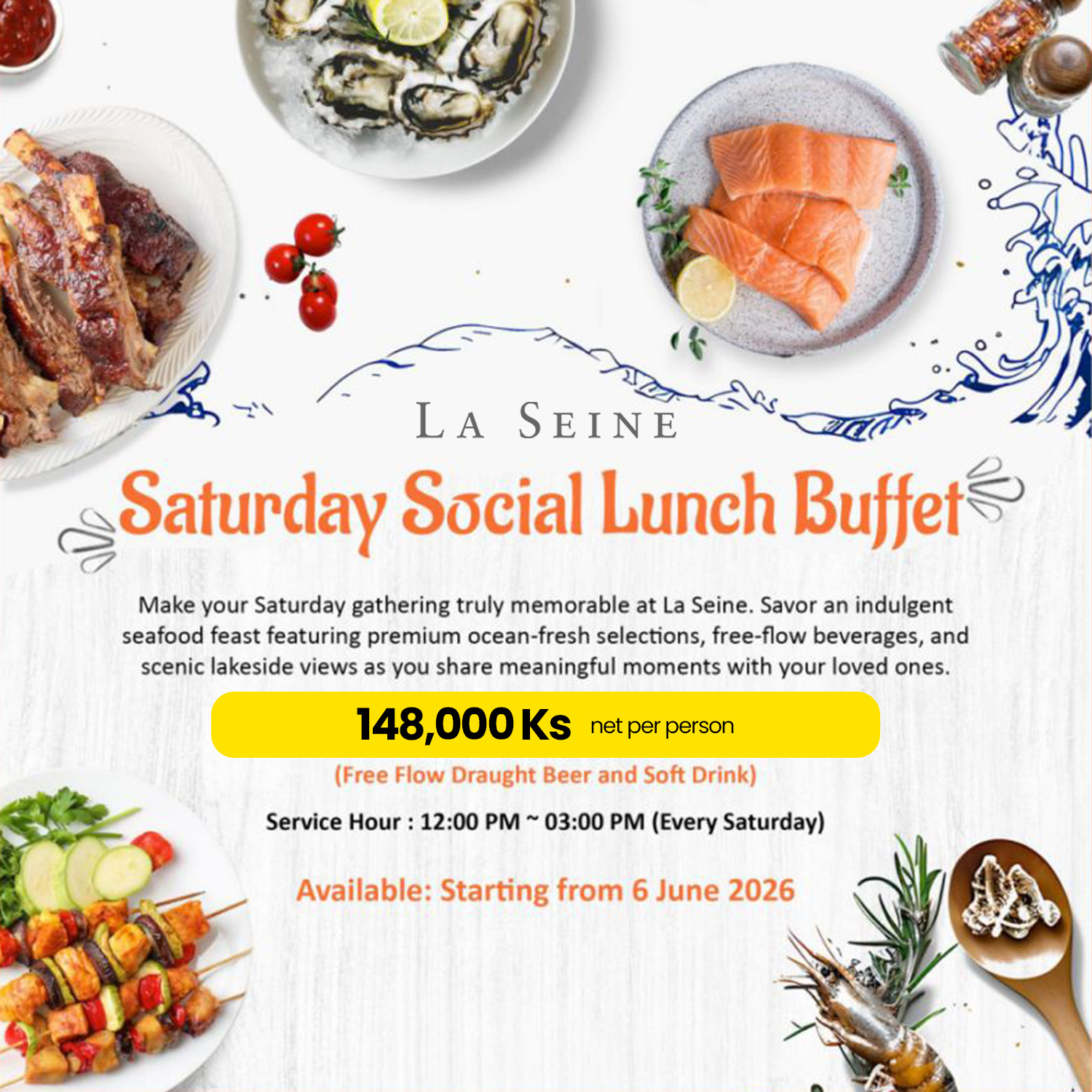 Saturday Social Lunch Buffet