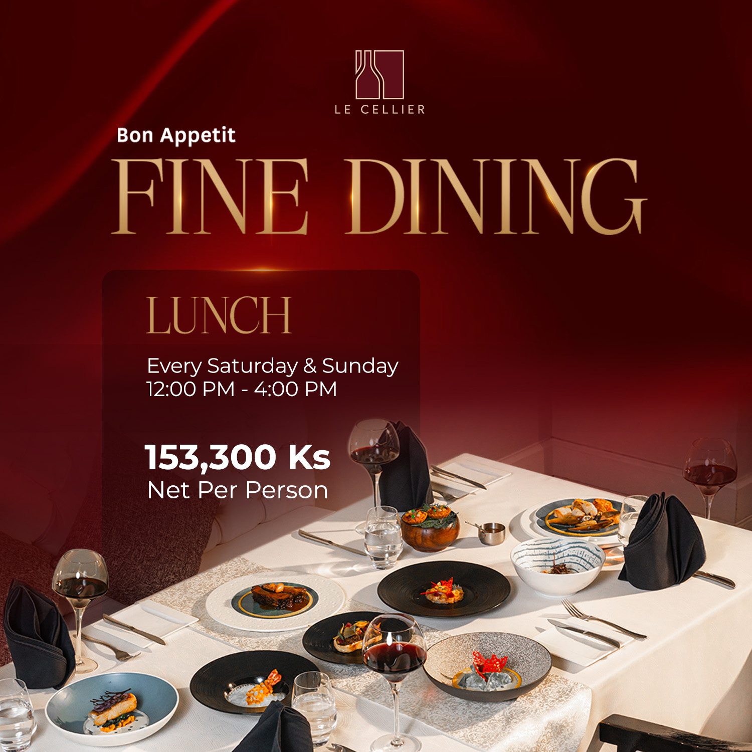 Bon Appetit Fine Dining Lunch