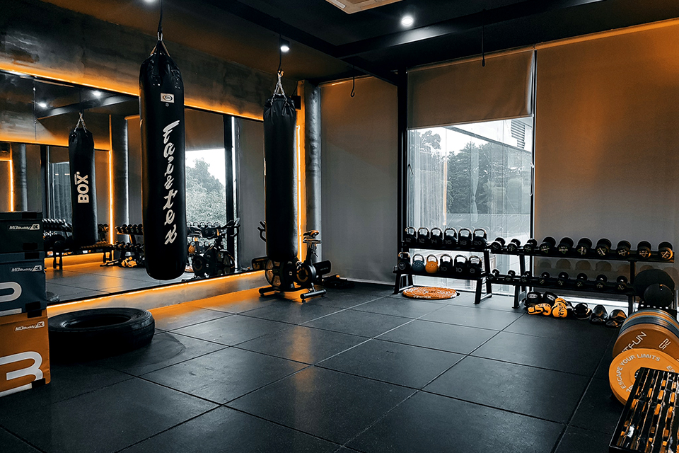 Interior Gym Training Area