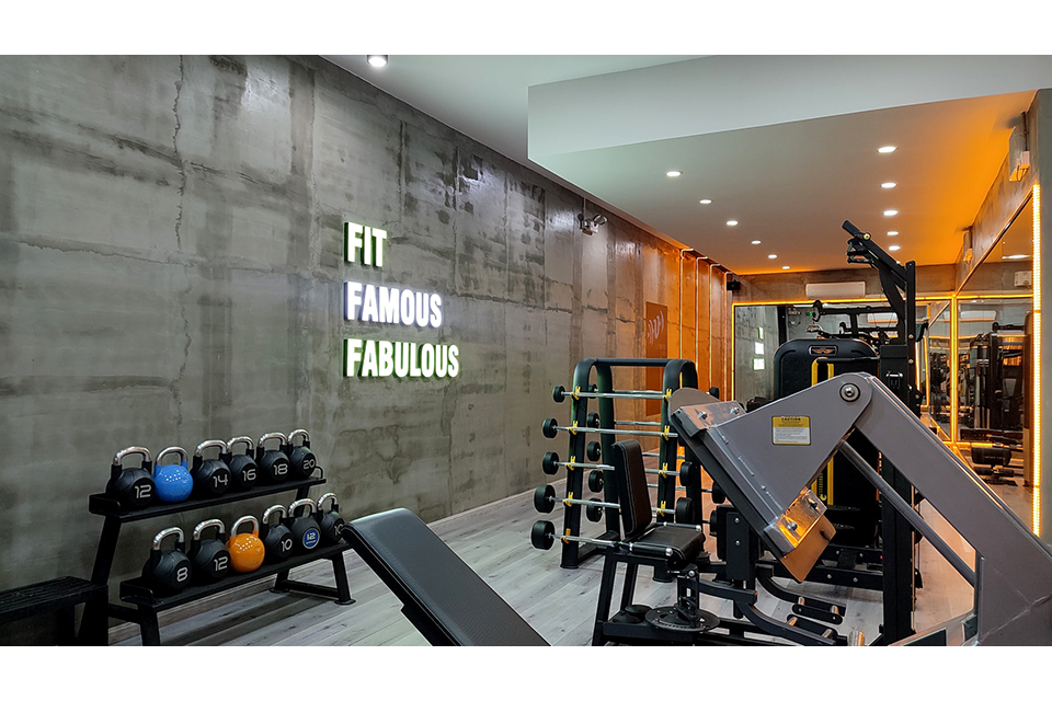 Interior Gym Training Area