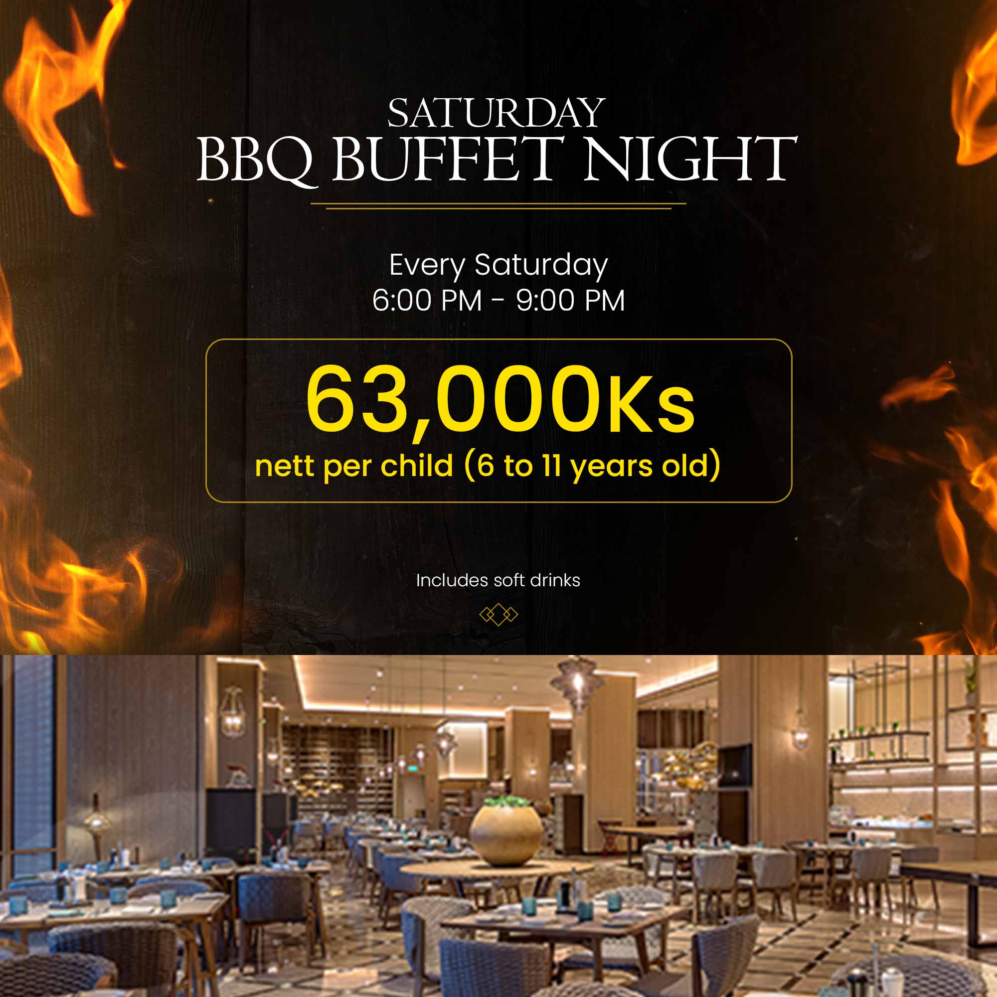 Saturday BBQ Buffet Night (Child)