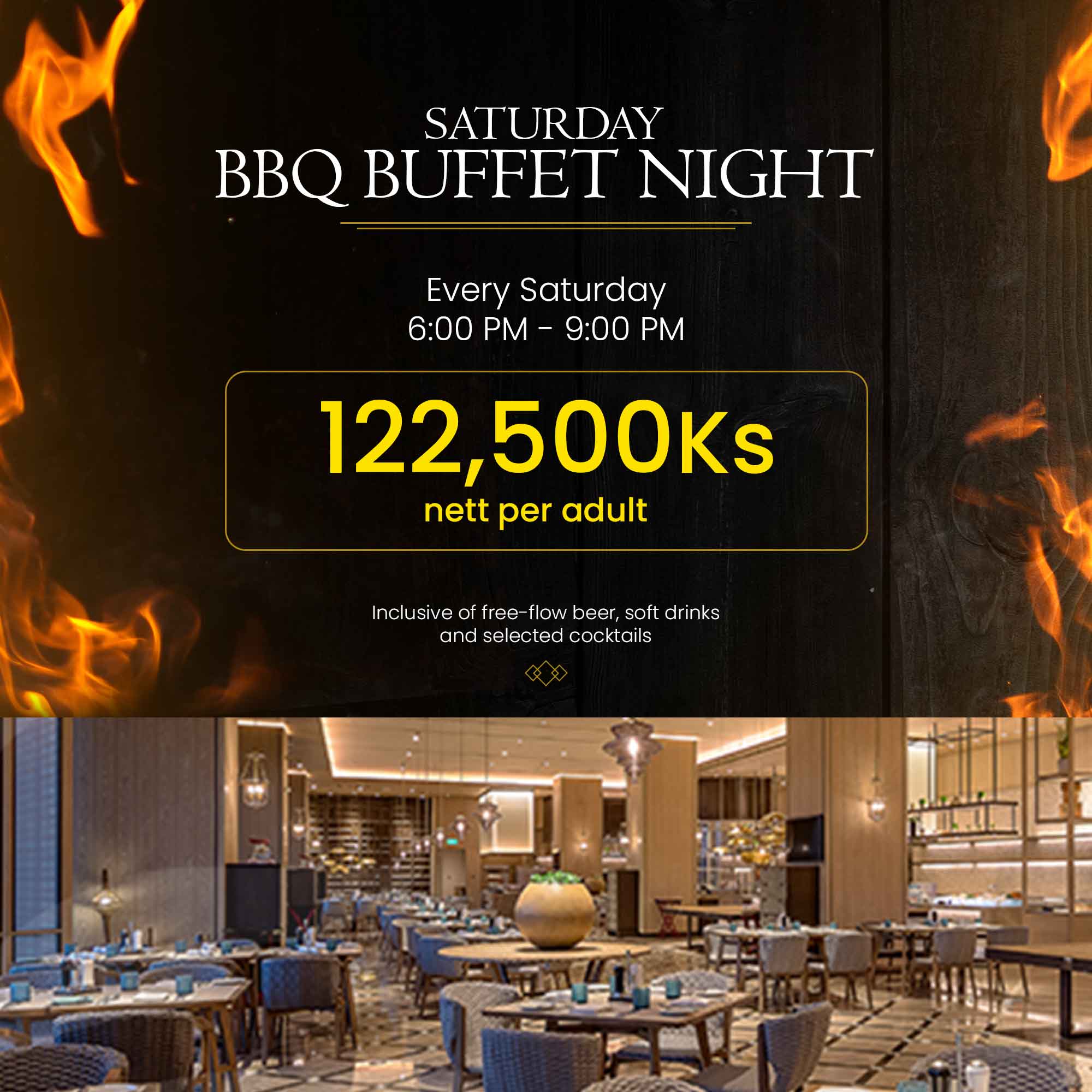 Saturday BBQ Buffet Night (Adult)