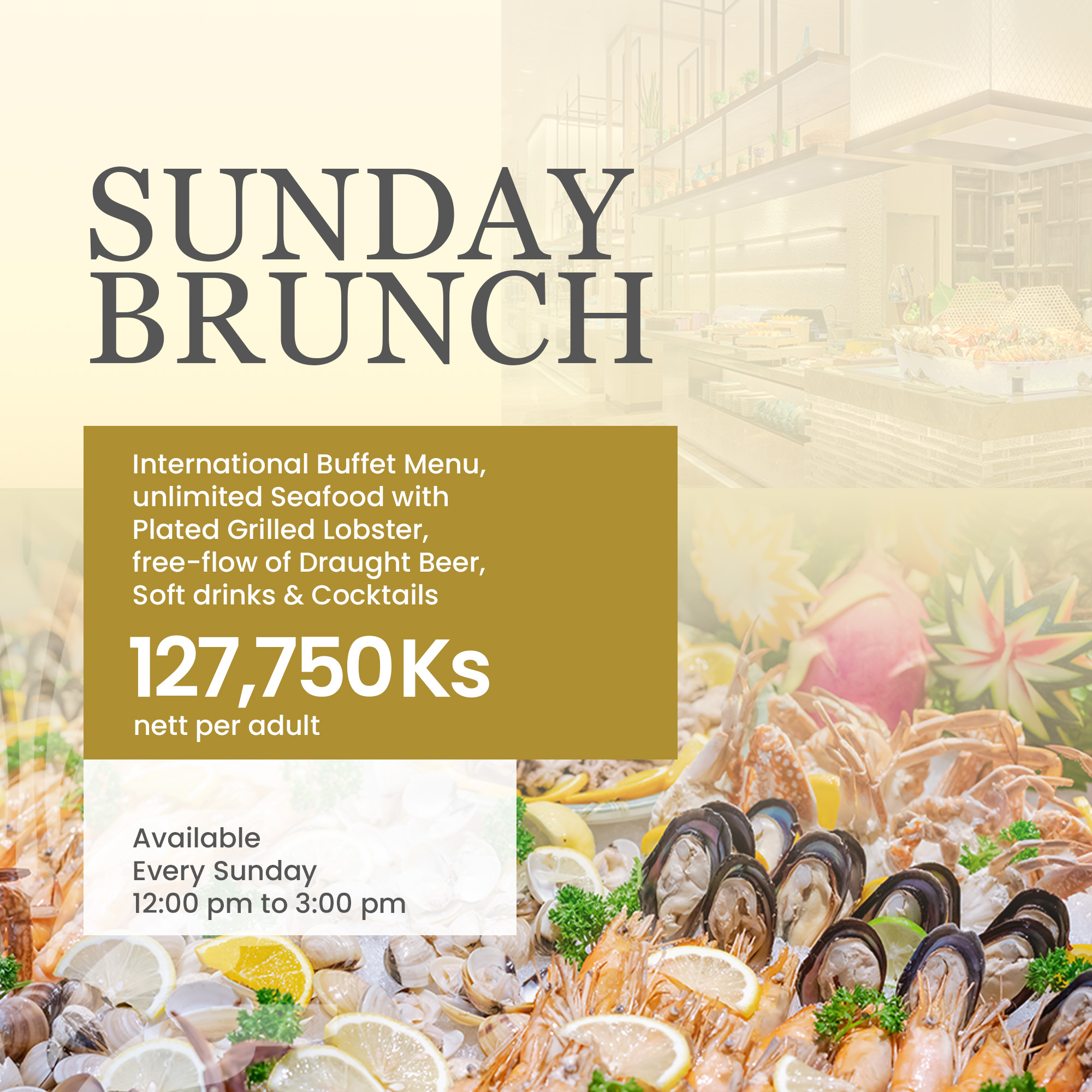 Sunday Brunch  ( For Adult)