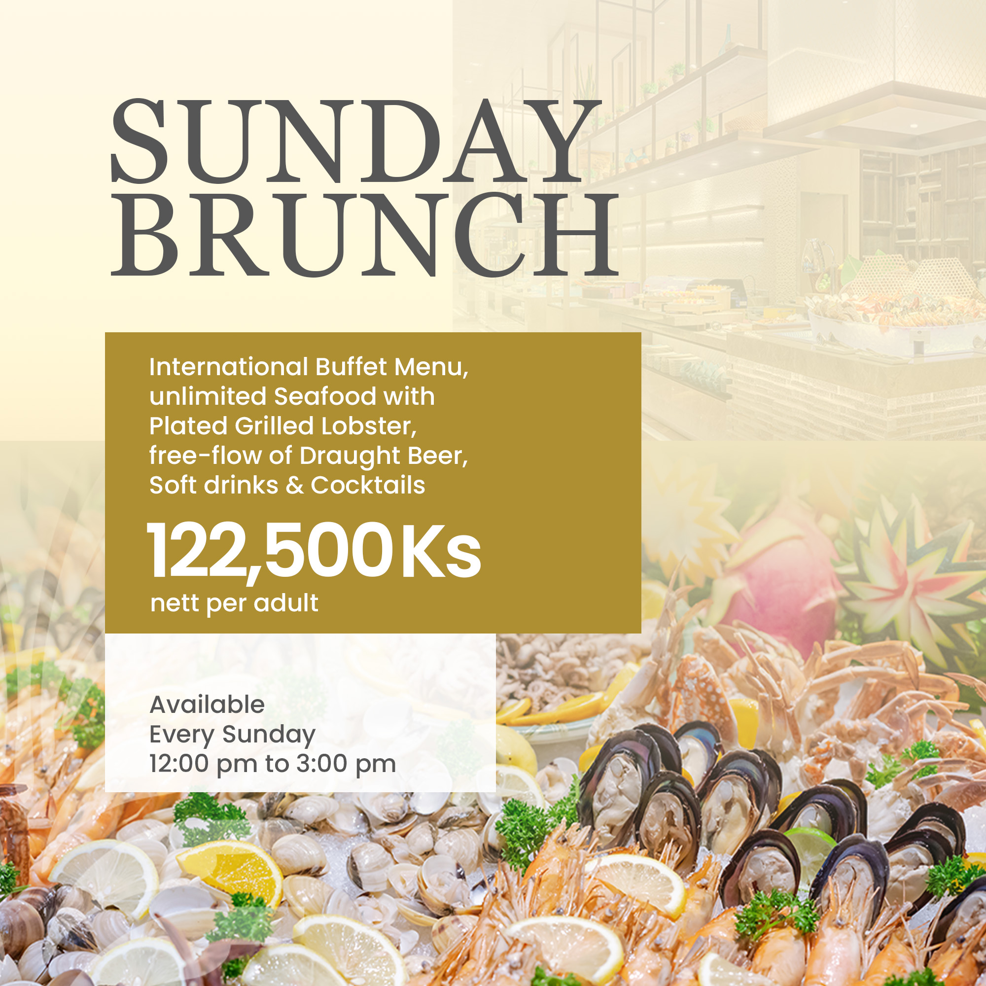 Sunday Brunch  ( For Aduld)