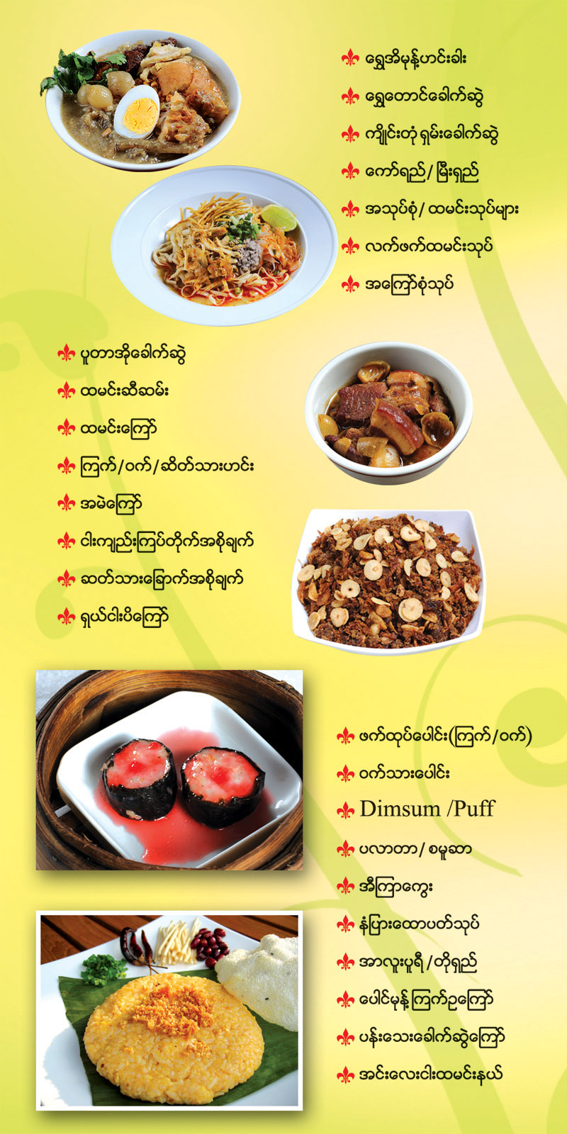 Menu Display