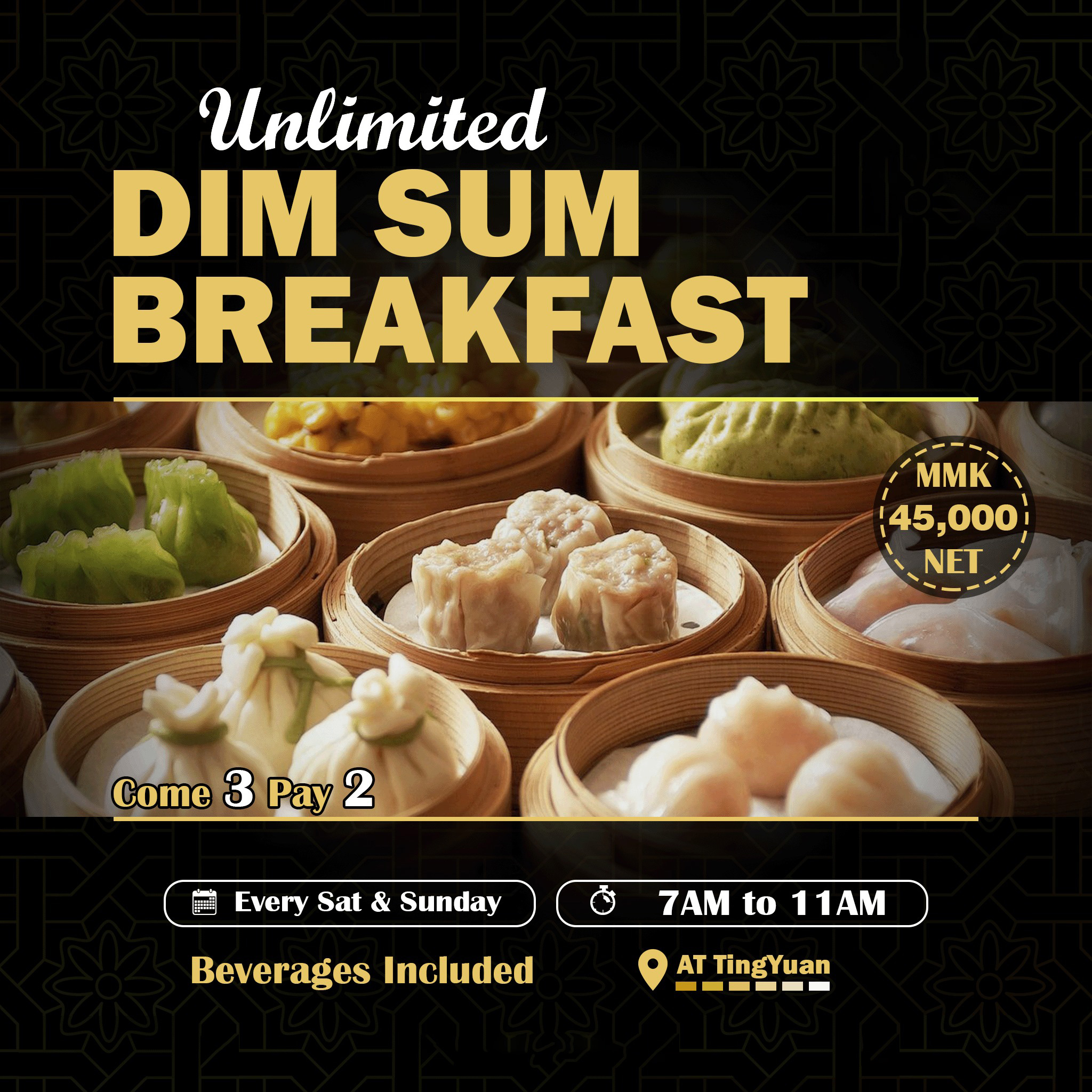 Unlimited Dim Sum Lunch