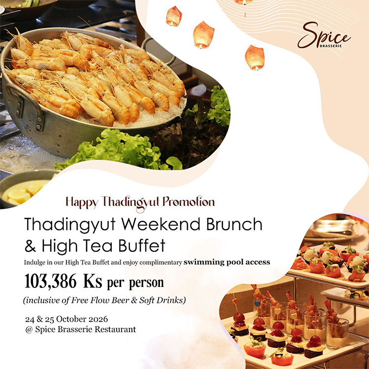 Thadingyut High Tea Buffet