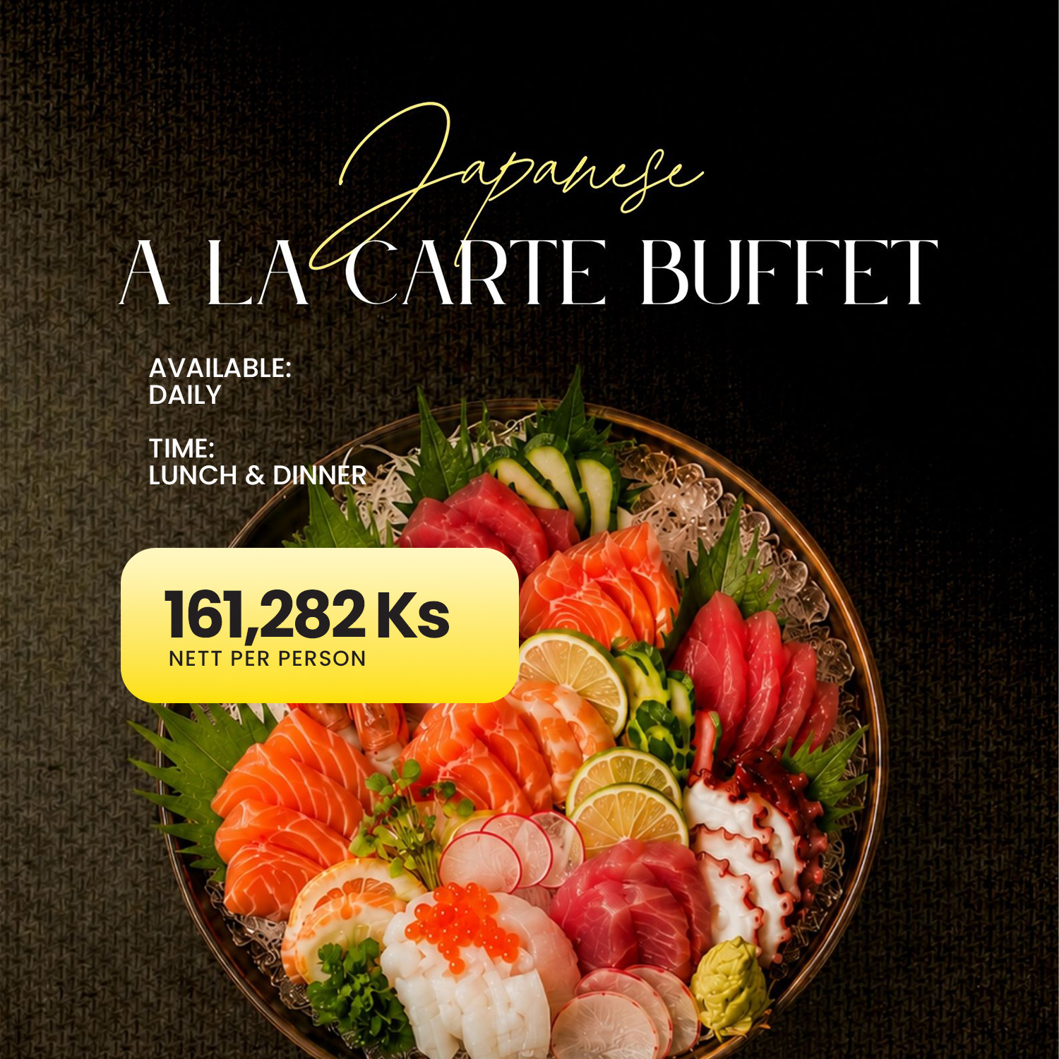 Japanese A La Carte Buffet