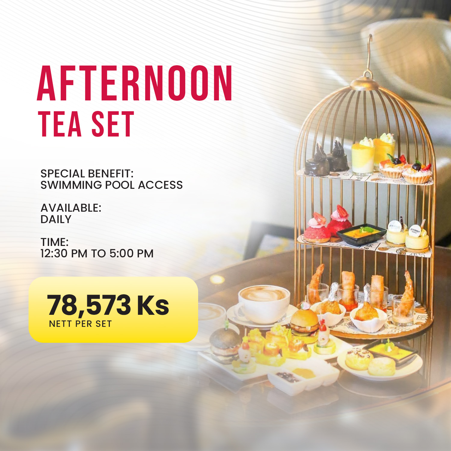 Afternoon Tea Set For 2 pax
