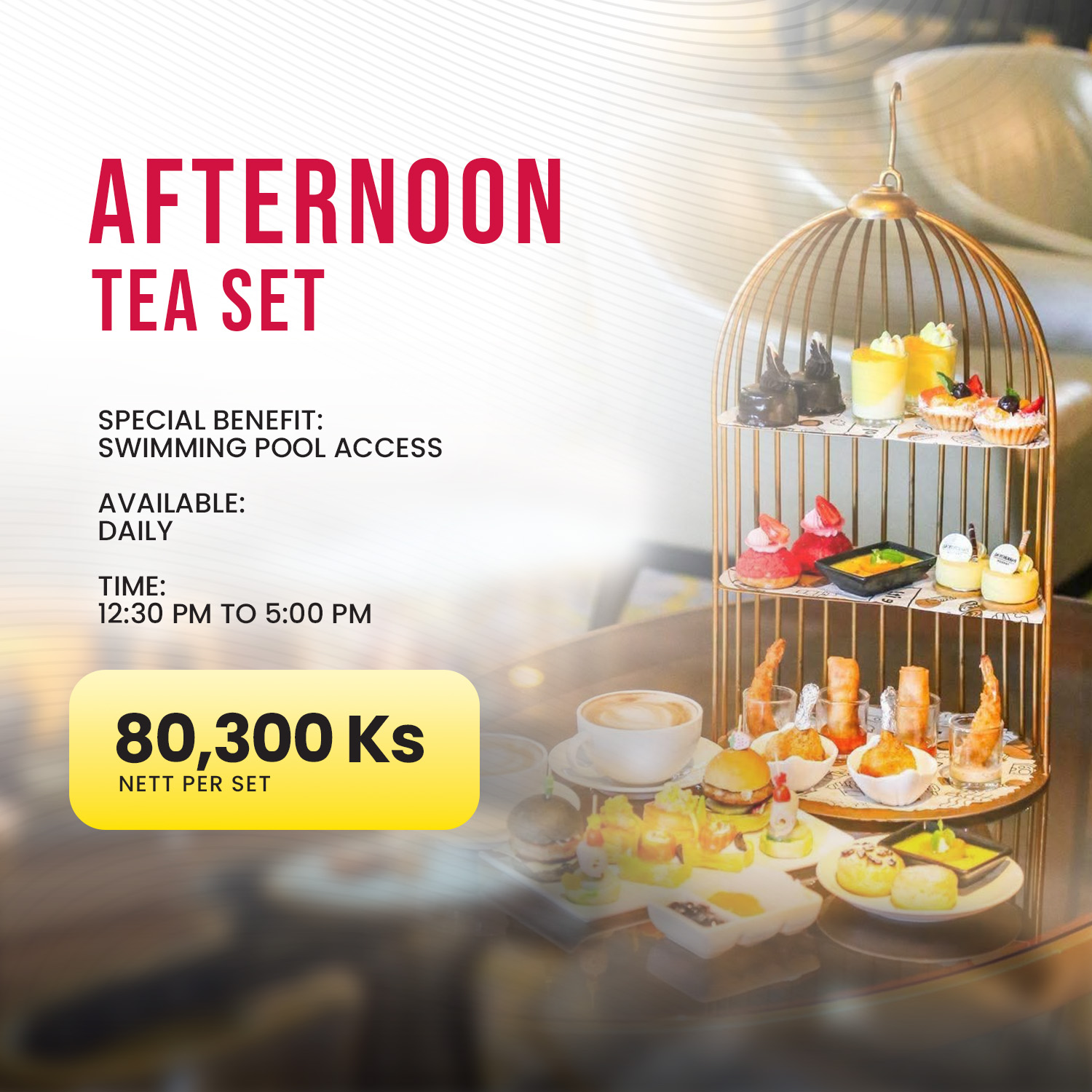 Afternoon Tea Set For 2 pax