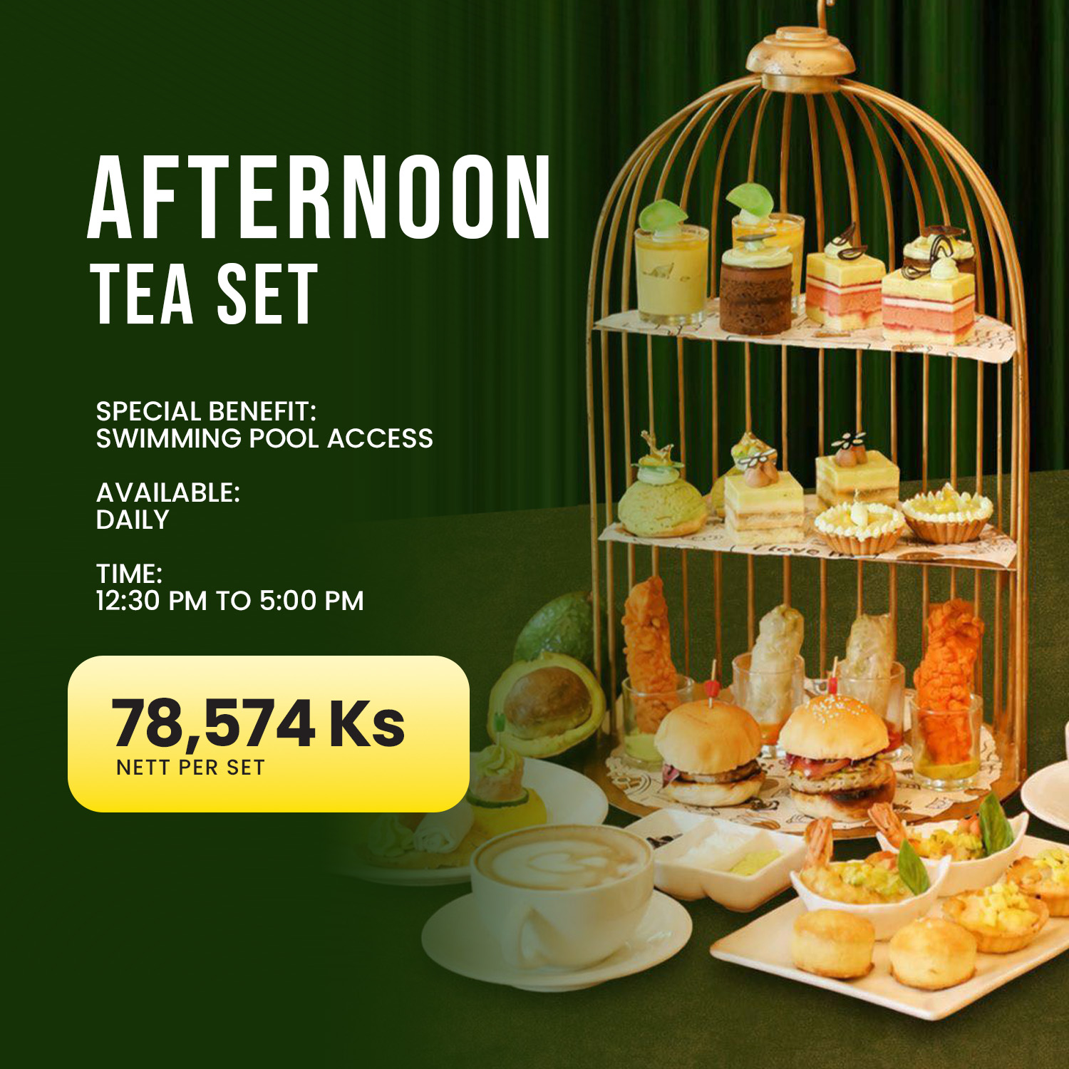 Afternoon Tea Set For 2 pax