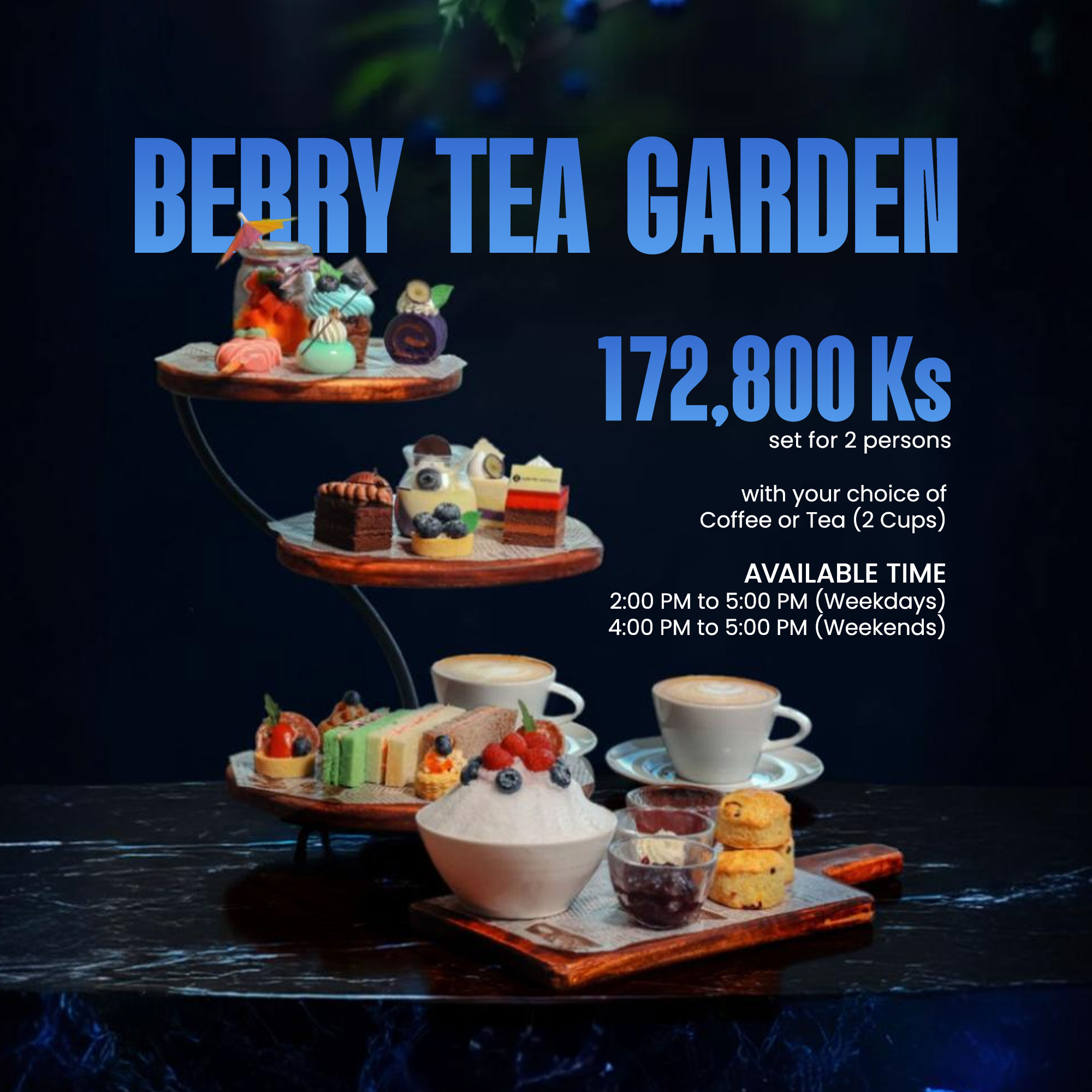 Berry Tea Gardan (2 persons)