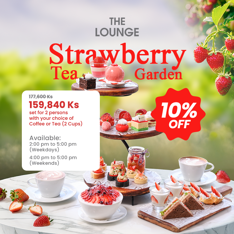 Strawberry Tea Gardan (set for 2 persons)