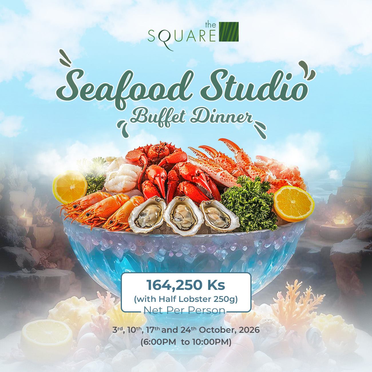 Seafood Studio ( with Half Loster )