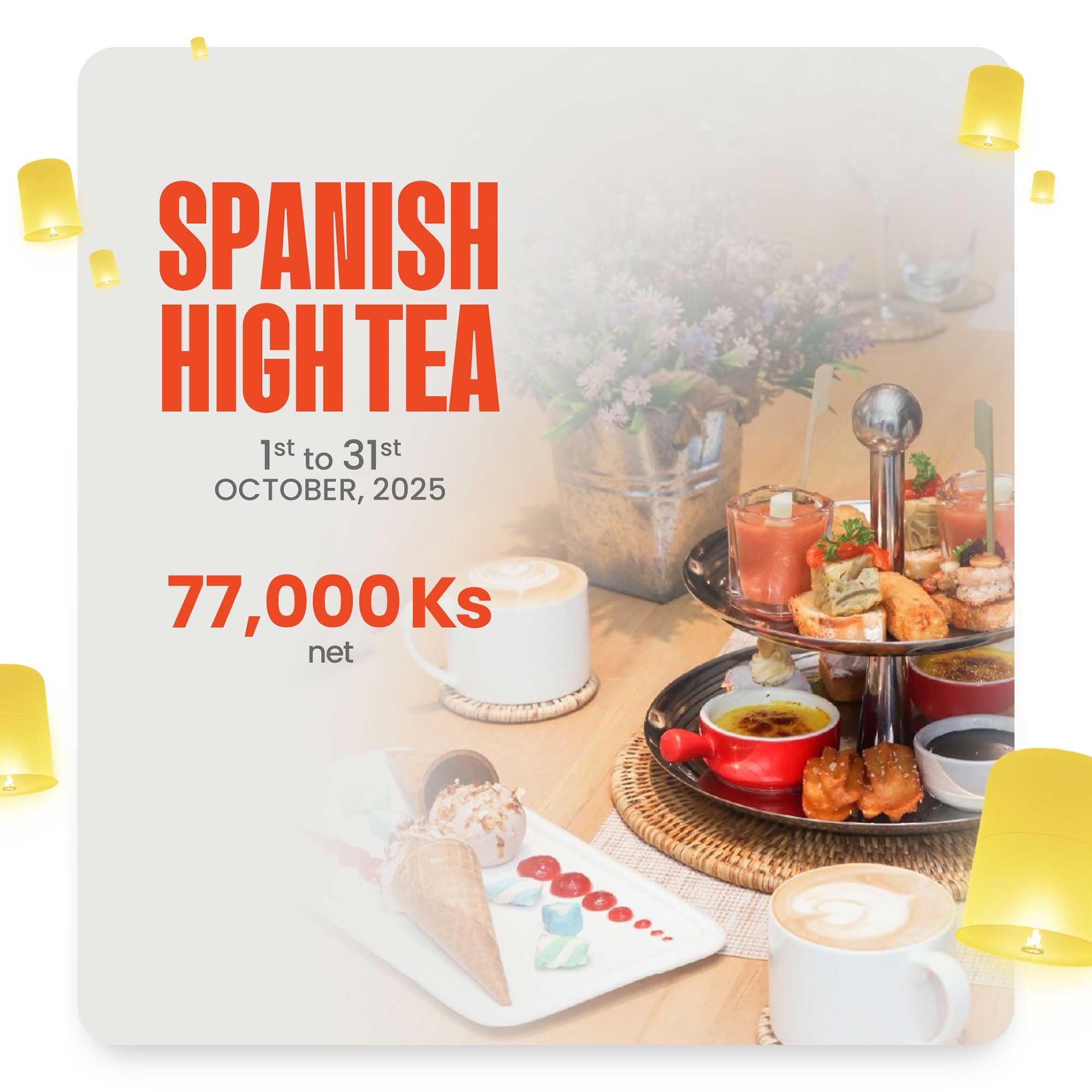 Spanish High Tea at Olea