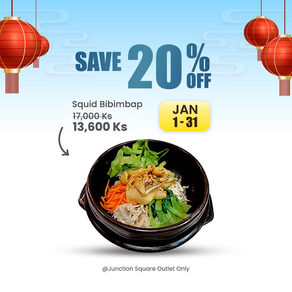 Save 20% OFF Squid Bibimbap